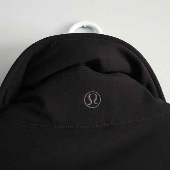 Lululemon Women's Sz 4 Black Audrey Full Zip Fitted Fleece High Neck Jacket - Picture 7 of 16